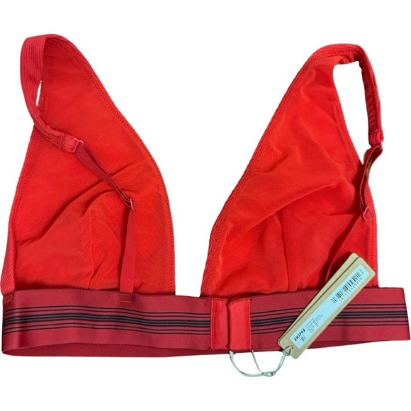 NWT! SKIMS Cotton Rib Plunge Bralette (M) - Picture 6 of 6